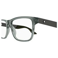 Monture de lunettes Montblanc Homme MB0300O003-GREY-RUTHENIUM-TRANSPARENT56 - MB0300O003-GREY-RUTHENIUM-TRANSPARENT56